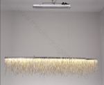 Pendant design lamp Waterfall  L150 (Silver)