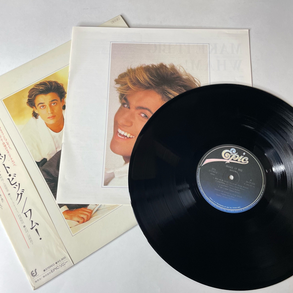 Винтажная виниловая пластинка LP George Michael Wham Make It Big (Япония 1984) (Оби) Wake Me Up Before You Go Go