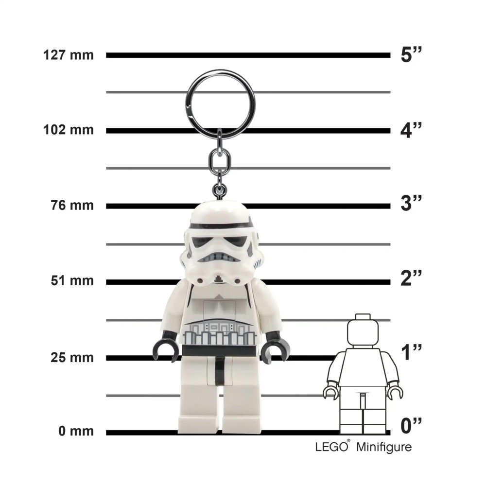 Брелок LEGO Star Wars 5007291 Штурмовик с подсветкой