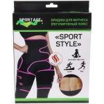 Бриджи для похудения «Sport style», размер M, Черный/розовый