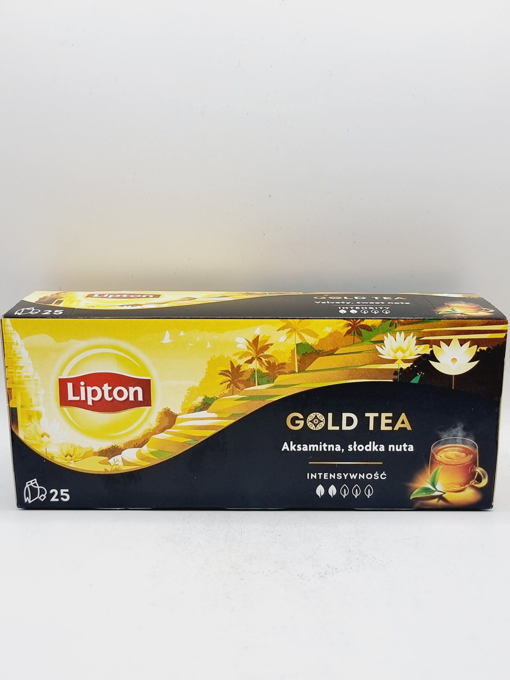 Чай черный Lipton Gold Tea, 25 пакетиков. 37.5 г (из Финляндии)