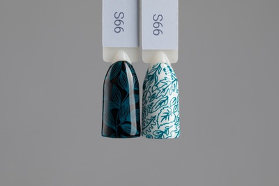 Swanky Stamping Лак для стемпинга S66 темно-бирюзовый, 6мл
