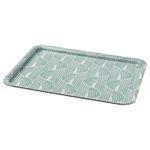 Поднос IKEA SLOJSTJART, Светло-бирюзовый, 28х37 см