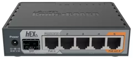 Маршрутизатор MikroTik hEX S RB760IGS