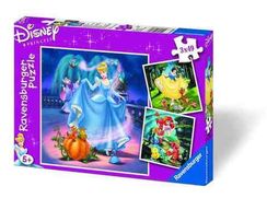 Puzzle пазлы DPR Schneewittchen, Aschenp 3x49p