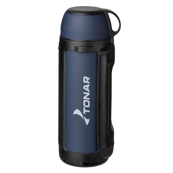 Термос TONAR 1900ML HS.TM-043 (крышка-кружка с ручк, доп.пл.чашка, скл.ручки, ремень)