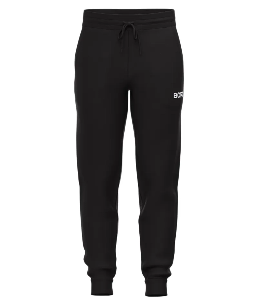 Мужские теннисные штаны Björn Borg Essential 3 Tapered - black beauty