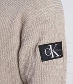 свитер badge plated CALVIN KLEIN JEANS - бежевый(J30J321685)