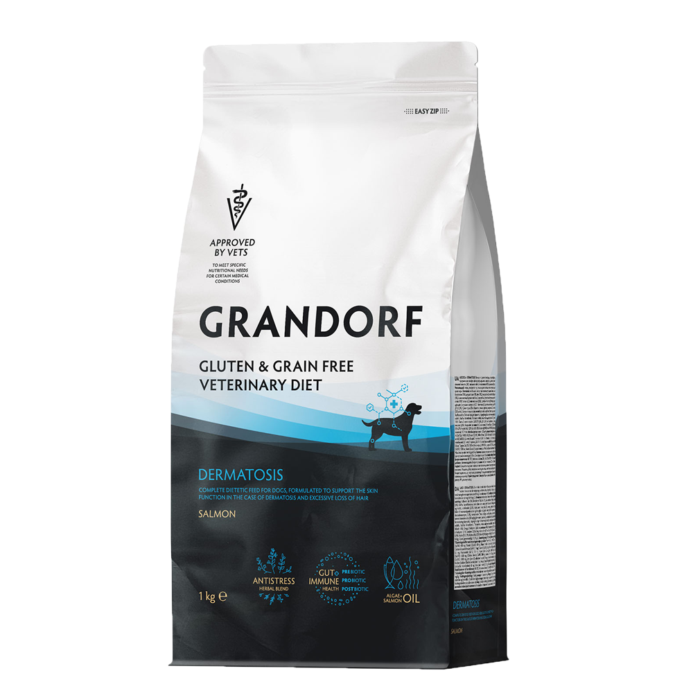 GRANDORF VETDIET Dermatosis Salmon- ВЕТДИЕТА для собак при дерматозах.