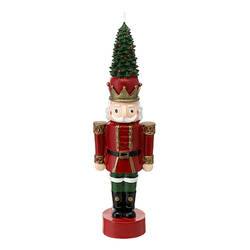 Свеча декоративная 25.5см Tkano New Year Essential Nutcracker