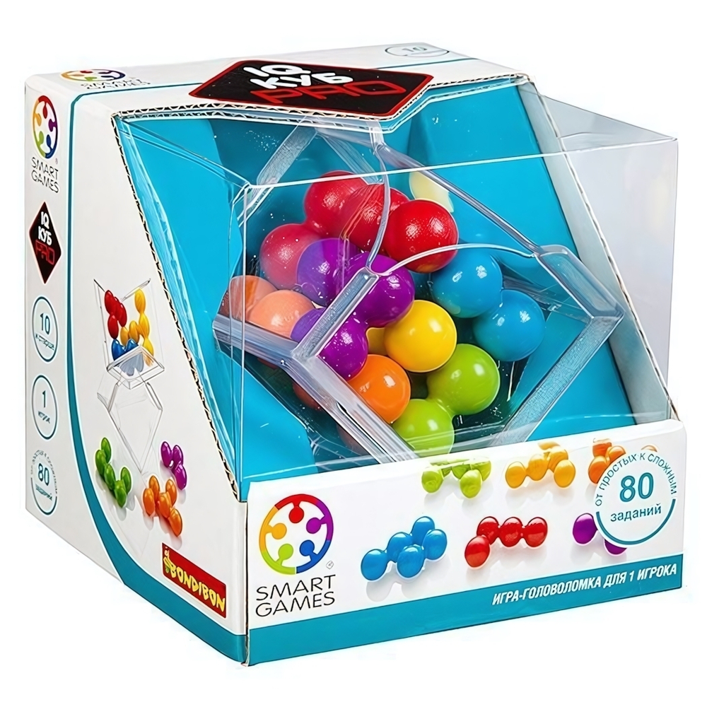 Логическая игра IQ-Куб PRO, арт.SG413 RU (Bondibon)