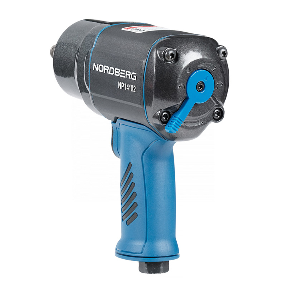 NORDBERG (NP14102) Пневмогайковерт ударный 1/2", 1300 Нм, переключение одной рукой