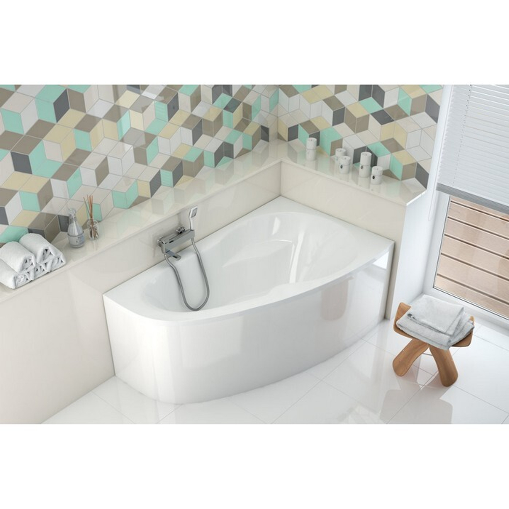 Акриловая ванна Excellent Newa 160x95 прав. WAEX.NEP16WH