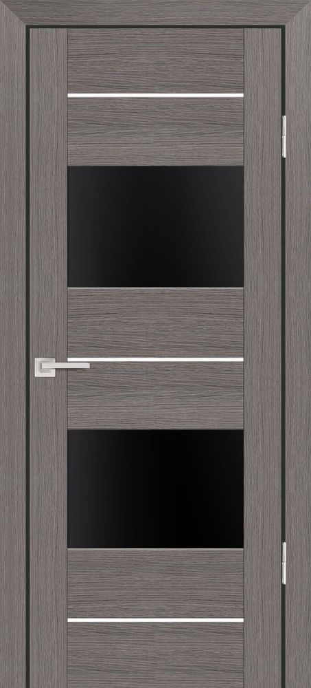 Дверь PS-21 / Цвет Грей Мелинга / черный лакобель / Двери PROFILO PORTE Дверь PS-21 / Цвет Грей Мелинга / черный лакобель / Двери PROFILO PORTE
