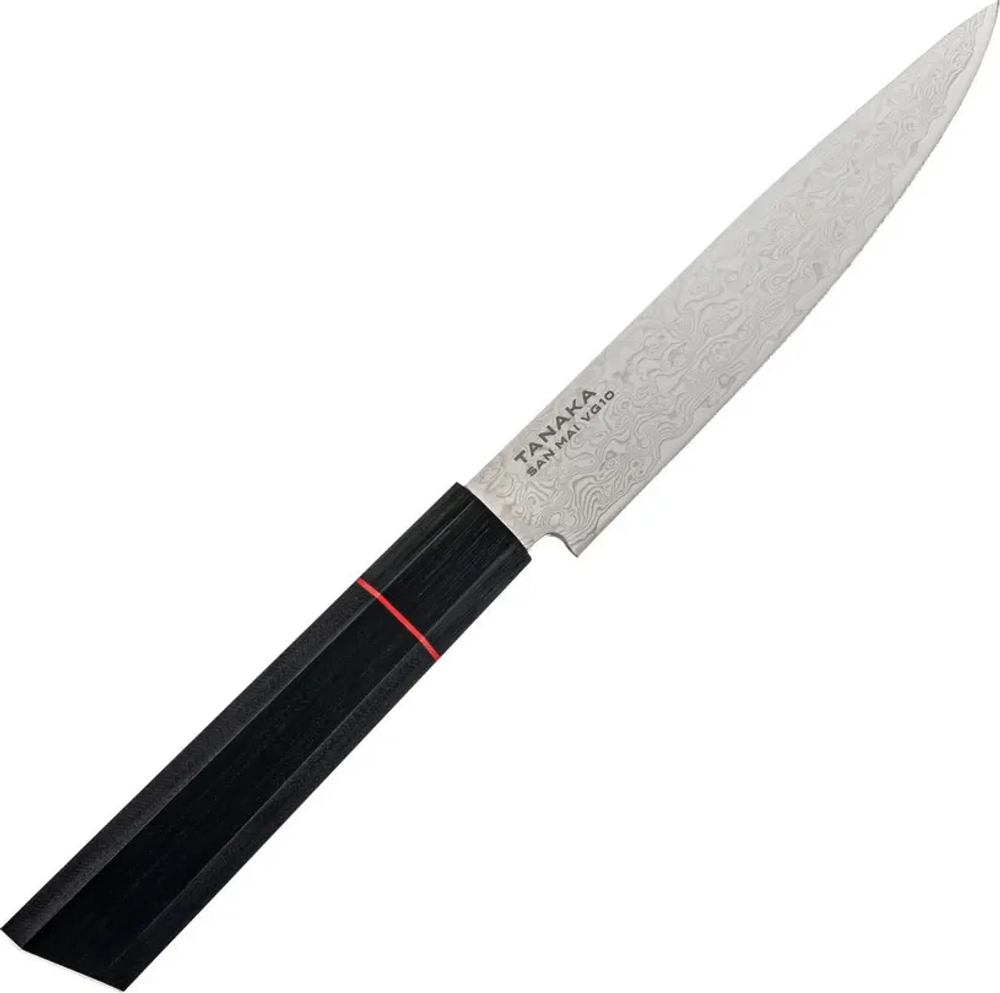 Нож кухонный Kujira Japan Series San Mai Tanaka 130 мм, сталь VG10