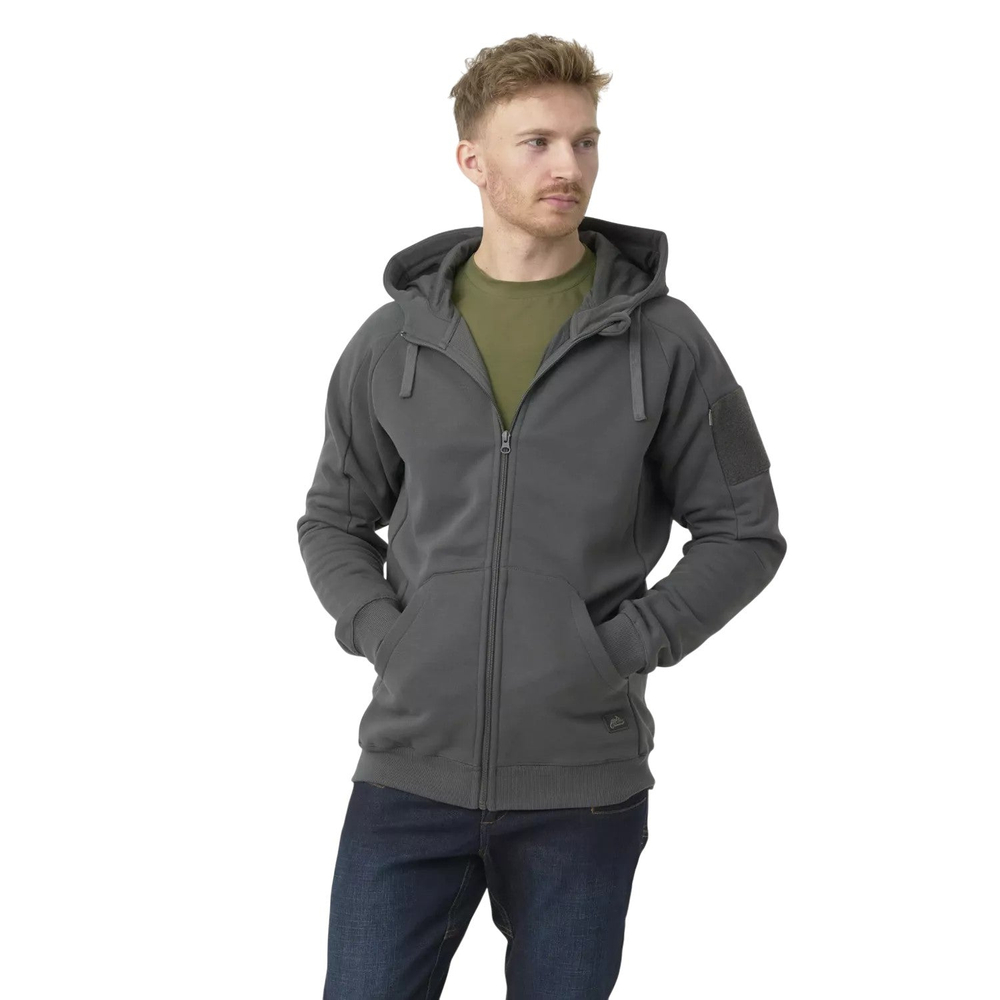 Толстовка Helikon-TexUrban Tactical Hoodie Lite FullZip Grey