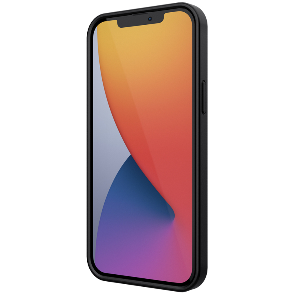 Чехол от Nillkin для смартфона iPhone 13 Pro, серия Synthetic Fiber (покрытие синтетический карбон)