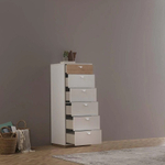 Комод высокий (белый) ENZA HOME POLKA EH56255