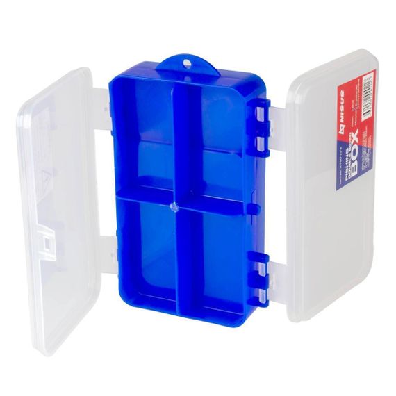 Коробочка для оснастки NISUS Fishing organizer двухсторонняя (синяя) (N-FBO-2S-B)