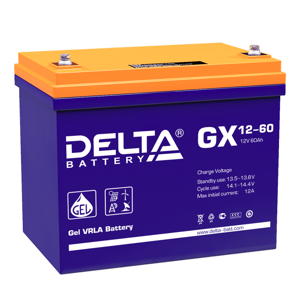 Аккумулятор DELTA GX 12-200 | 200 Ач | 12В GEL