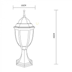 Ландшафтный светильник Arte Lamp PEGASUS A3151FN-1BN