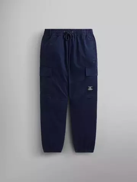 Брюки джоггеры Alpha Industries Cotton Jogger (т.синие - r.blue)