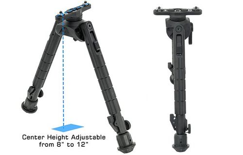 Сошки Leapers UTG 360° для установки на оружие на шину M-Lok высота от 20 до 31 см (TL-BPM03)