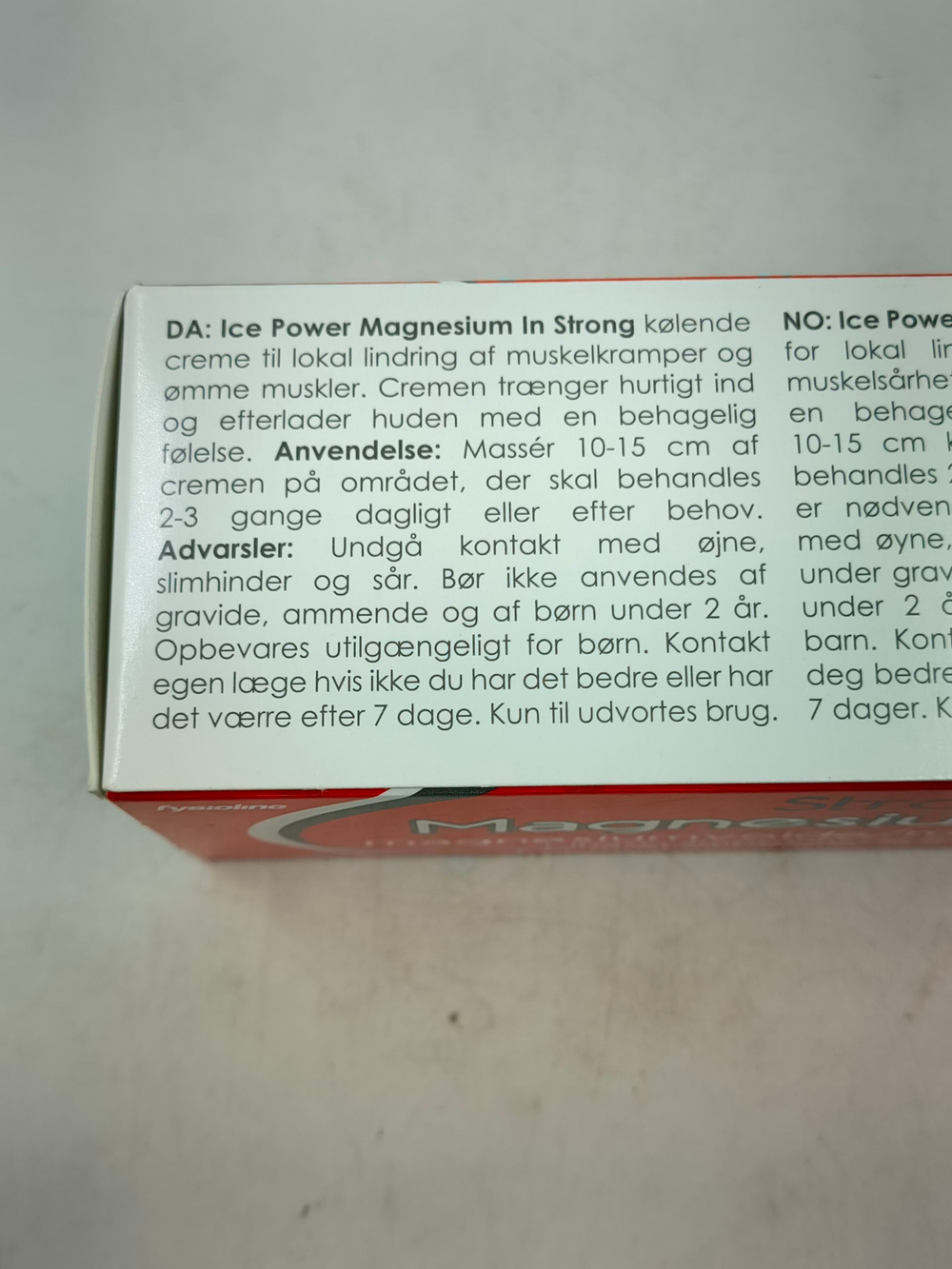 Крем с магнием охлаждающий Magnesium In Strong 90 г ( Из Финляндии )