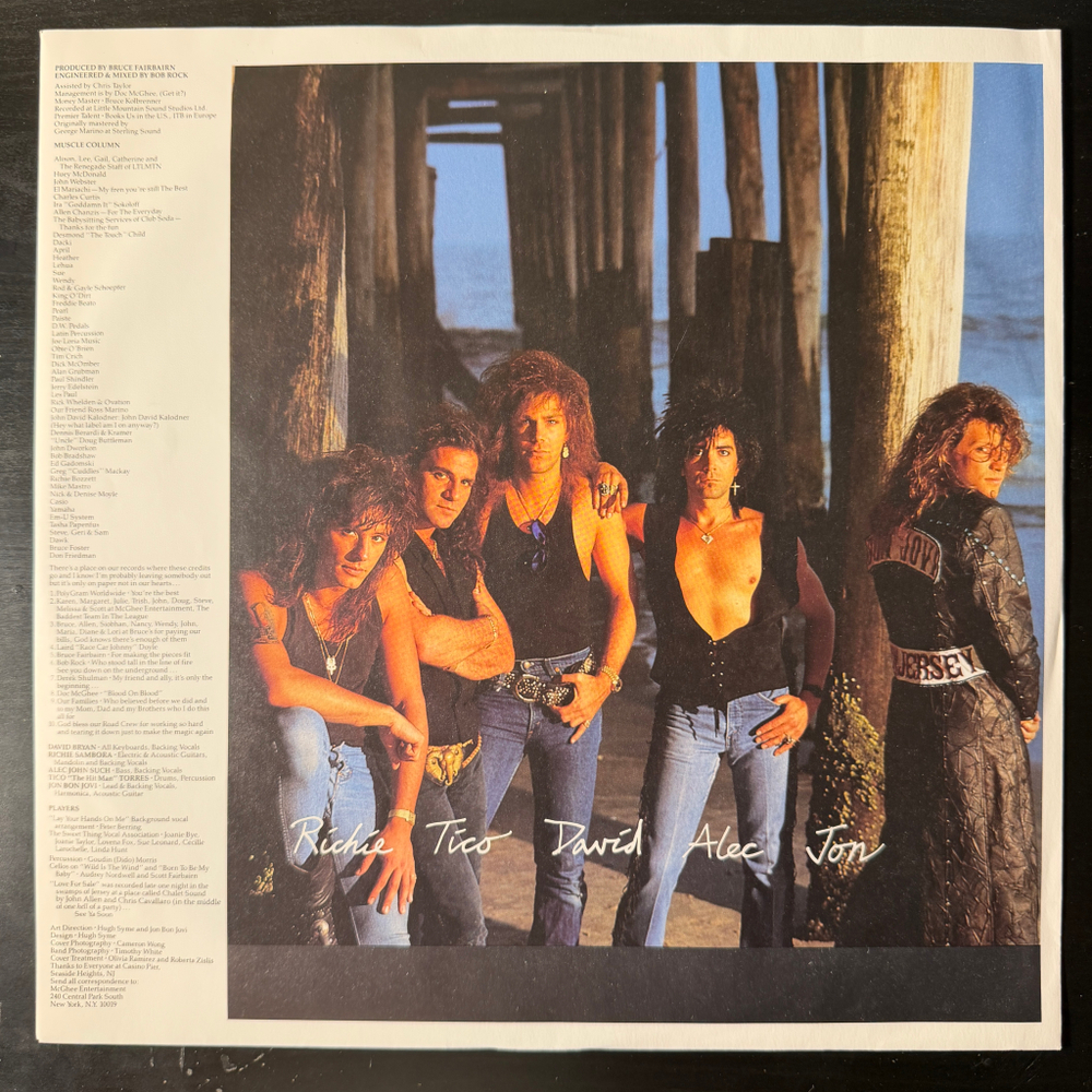 Bon Jovi - New Jersey (Голландия 1988г.)