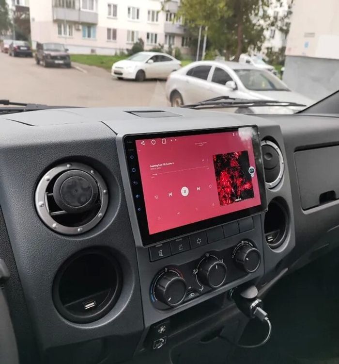 Магнитола для ГАЗель Next, ГАЗон Некст - FarCar S400-TS18 монитор 9.5" QLED на Android 14, CarPlay, 4G SIM-слот