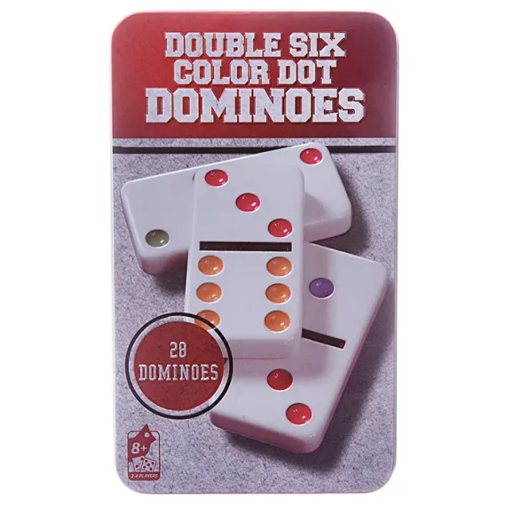 Domino duble six color