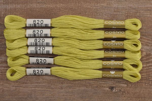 Мулине Lecien Cosmo, цв. 0820 / 6 мот. по 8 метров, в 6 сложений