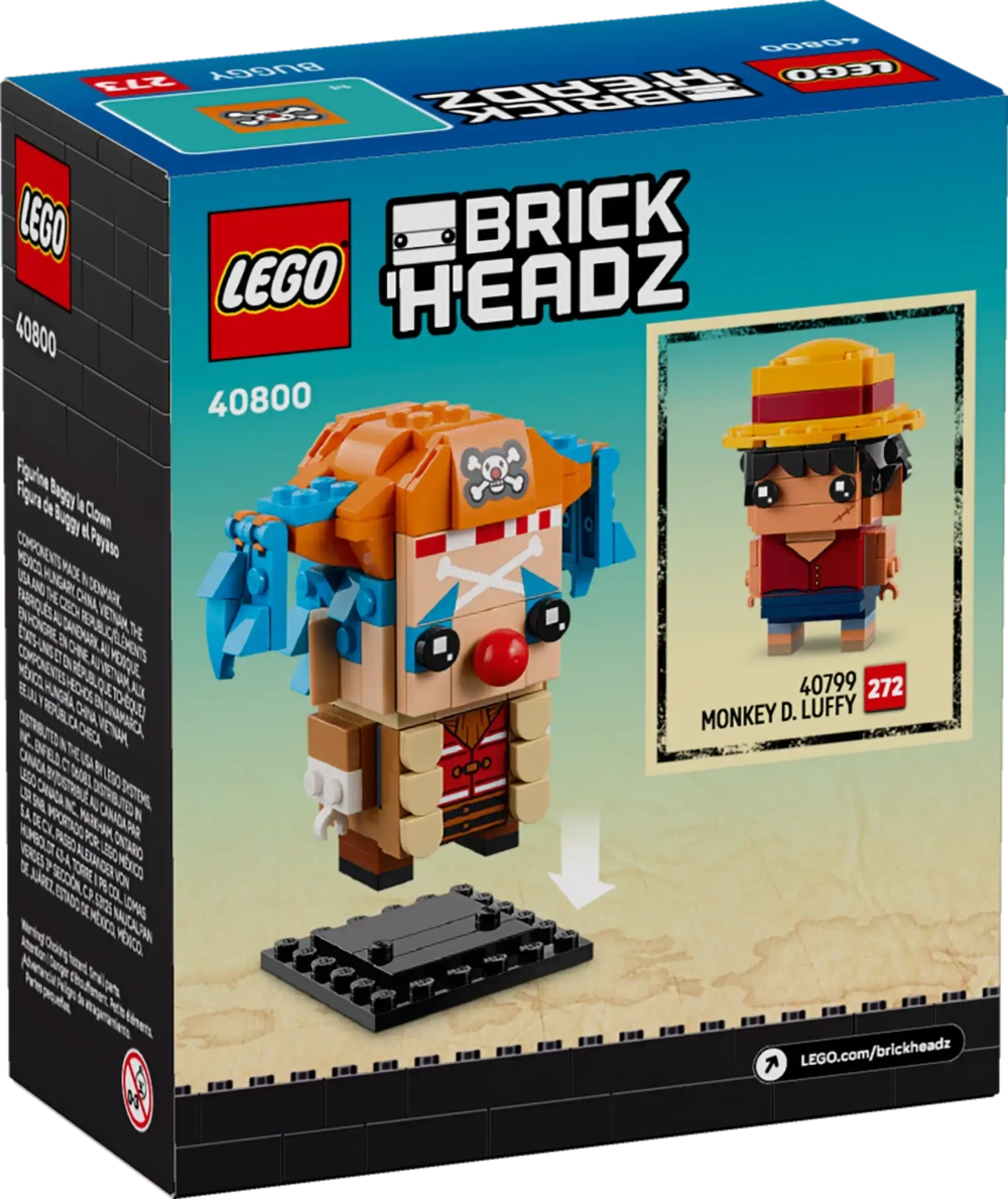 Конструктор LEGO One Piece 40800 Багги - фигура клоуна