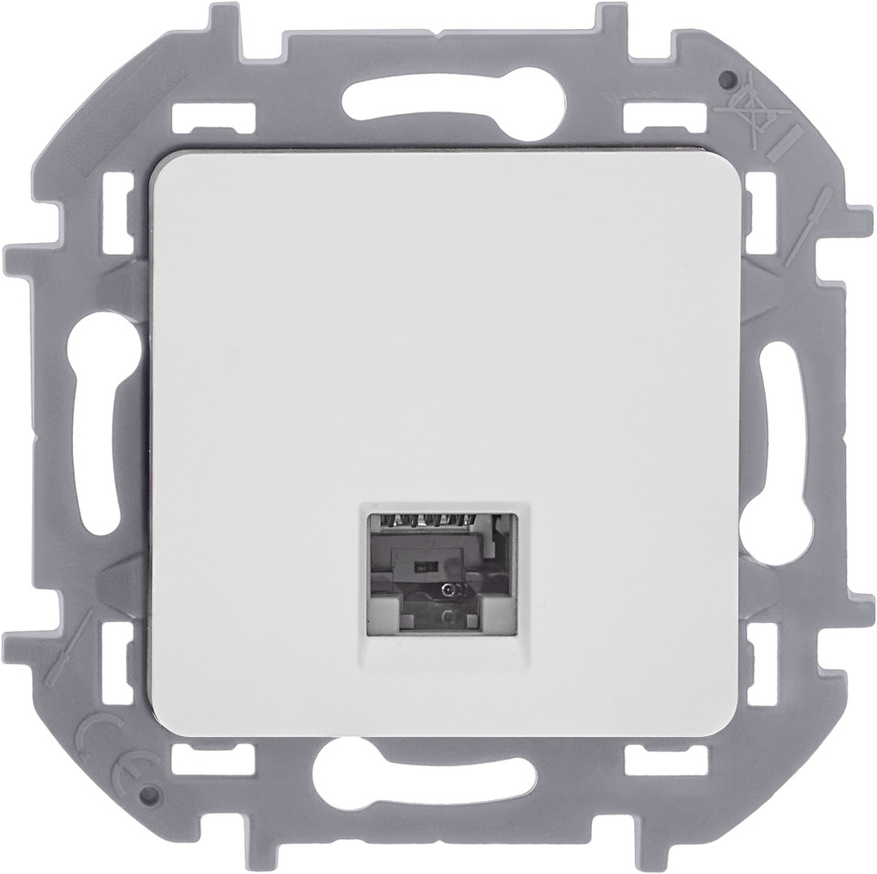Розетка компьютерная RJ45 категория 6 UTP - Legrand Inspiria - белый