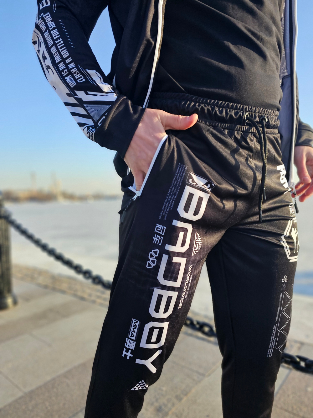 Костюм спортивный Bad Boy Street Korea  черный