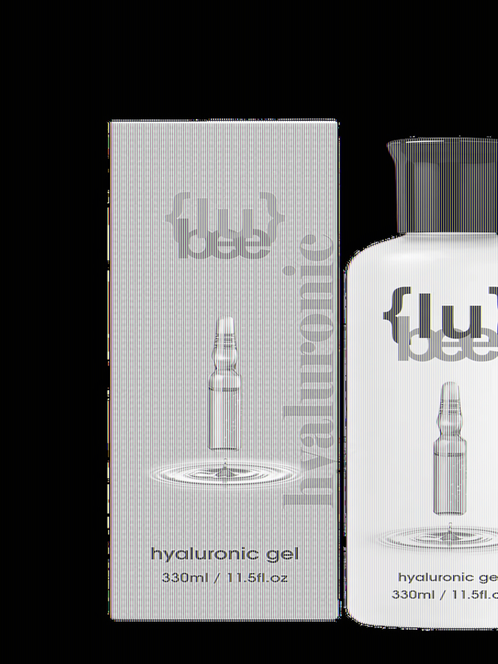 Увлажняющий гель Lu bee hyaluronic, с гиалуроновой кислотой 330мл 02346LS