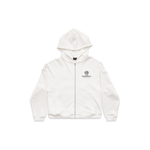 LOTUS ZIP-UP HOODIE OVERSIZED
