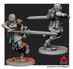 Inquisition Свита Инквизитора Девушка с мечом миниатюра для AOS,Waha, Настольная игра, НРИ, Варгейм, РПГ
