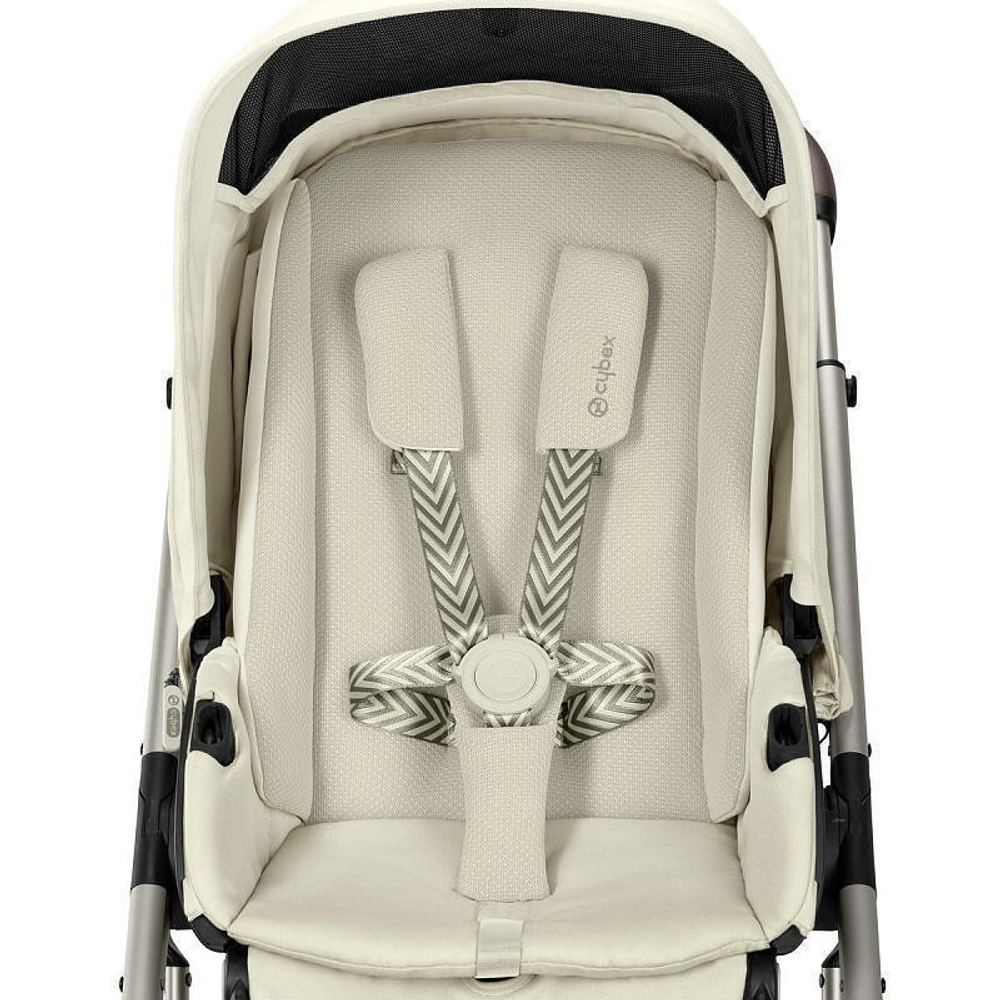 Коляска Cybex Talos S Lux TPE complete Cloud T Peach Pink Plus 3 в 1 Seashell Beige с дождевиками
