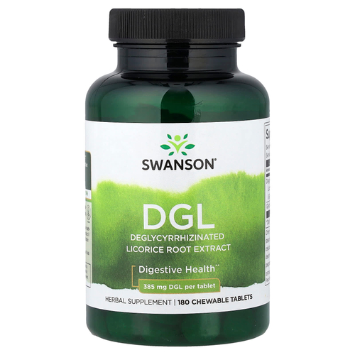 Swanson Vitamins, DGL, 180 жевательных таблеток
