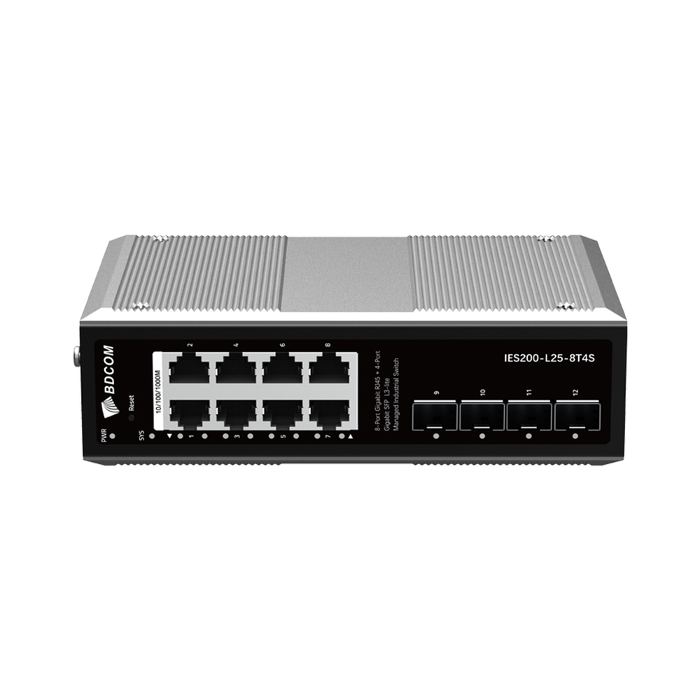 Коммутатор BDCOM IES200-L25-8T4S