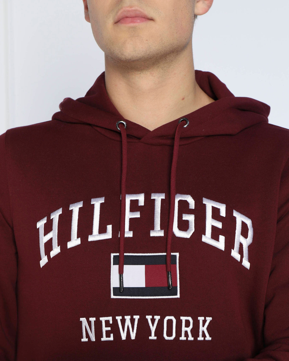 Худи modern Tommy Hilfiger - бордовый(MW0MW28173)