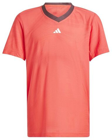 Футболка для мальчика теннисная Adidas Boys Tennis Pro Climacool - красный