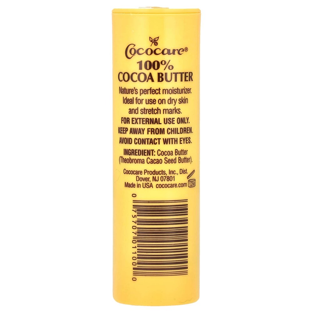Cococare, 100% масло какао в стиках, 28 г (1 унция)
