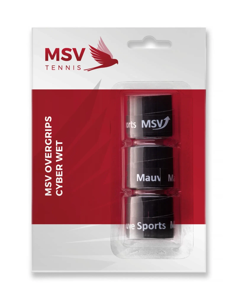 Намотка MSV Overgrip Cyber Wet,  3 / pack,  black