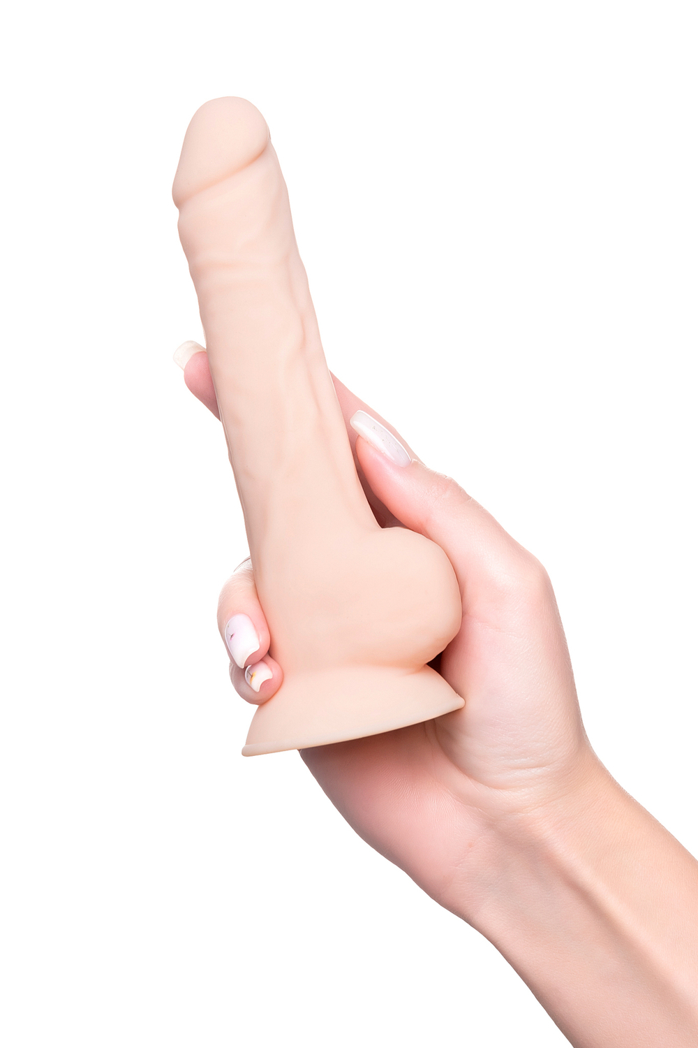 Фаллоимитатор RealStick Silicone Kit H, сайлекспан, телесный, 18 см