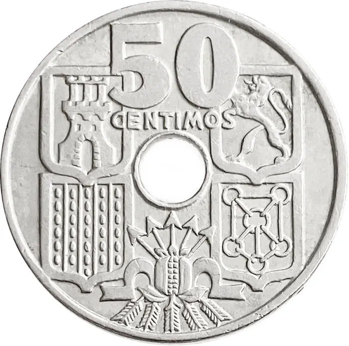50 сентимо 1963 Испания 50 сентимо 1963 Испания