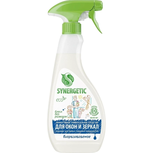 Средство для мытья стёкол и зеркал Synergetic 0.5 л 4,9 55 отзывов Получить оферту