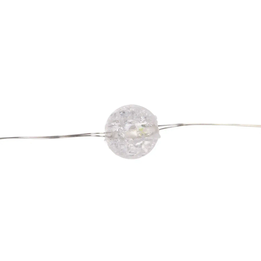 Гирлянда для дома «Жемчужина» на батарейках 2,0 м 20 ламп LED, d-1 см, 3 реж, IP-20, Фиолетовый