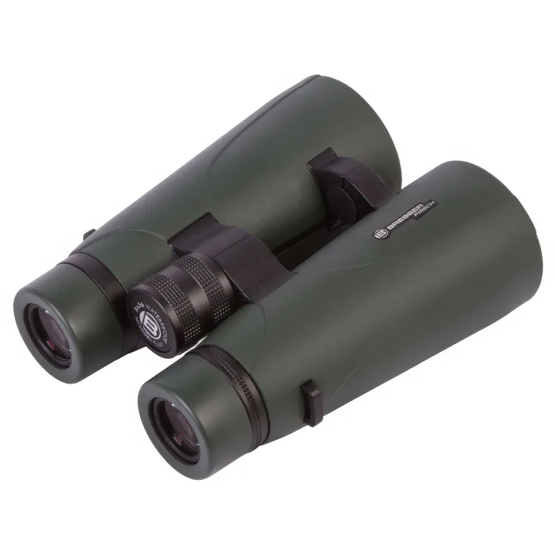 Бинокль Bresser Pirsch 8x56 - вид справа под углом, логотип на корпусе